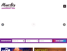 Tablet Screenshot of mountairycasino.com